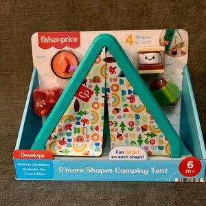 NWT Fisher-Price Colorful Shapes Camping Tent Toy